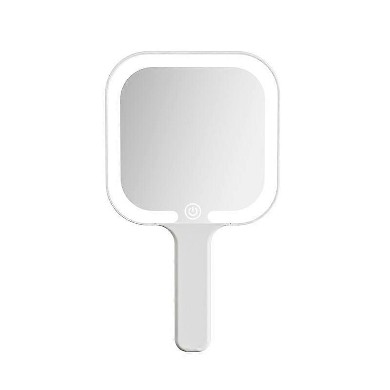 Led Handheld Mirror, 23cm Makeup Mirror, Wide Viewing Angle, Lightweight & Durable