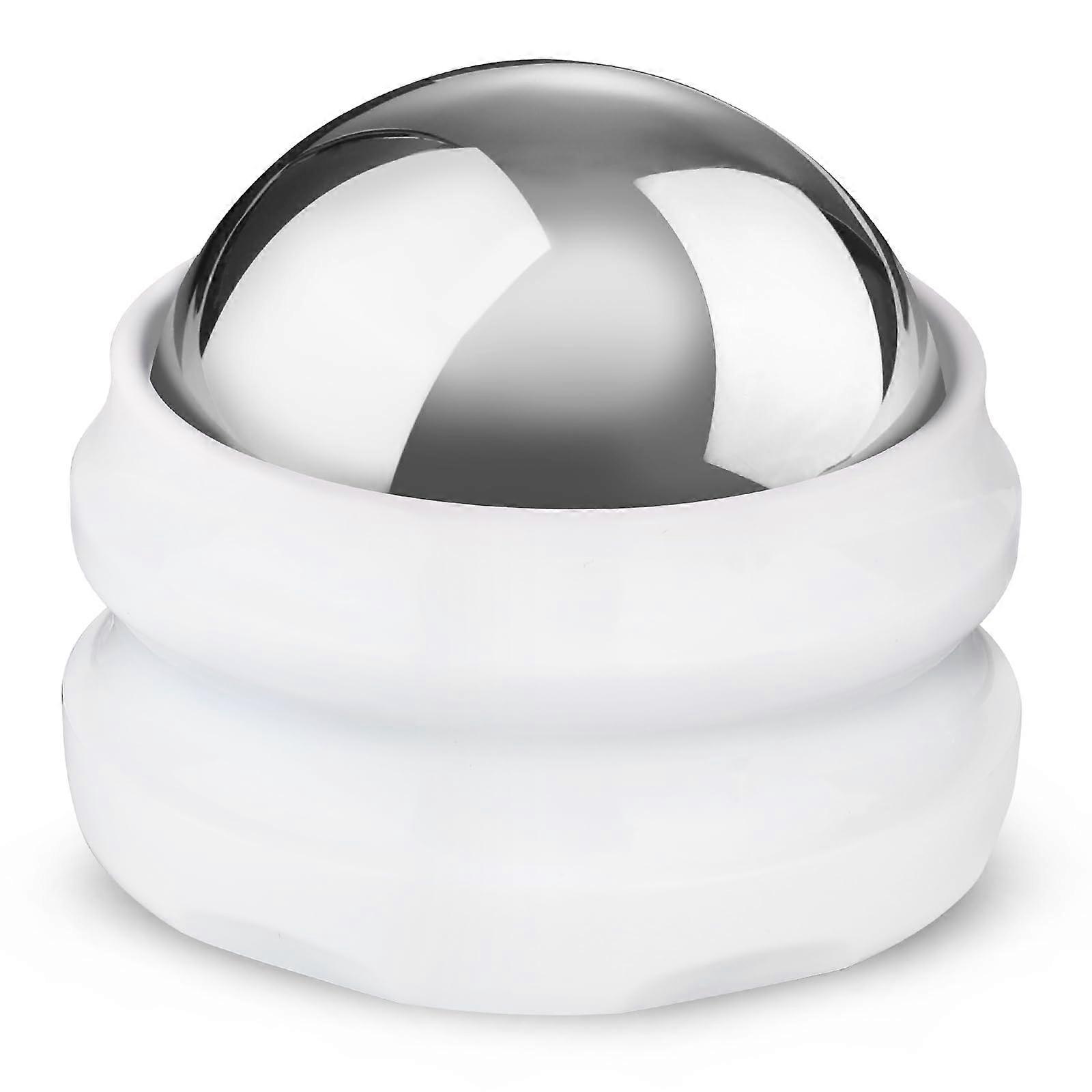 Dual-Temperature Massage Roller with Adjustable Heat Settings, Ergonomic Design, and Soft Foam Material for Pain Relief