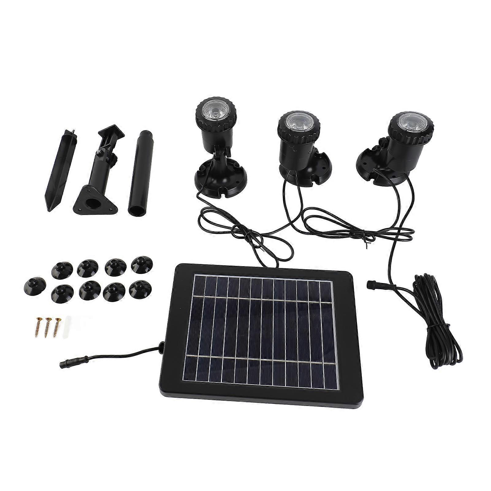 Solar Garden Light Water Resistant 2200mAh Solar Walkway Light for Garden Landscape Path Yard