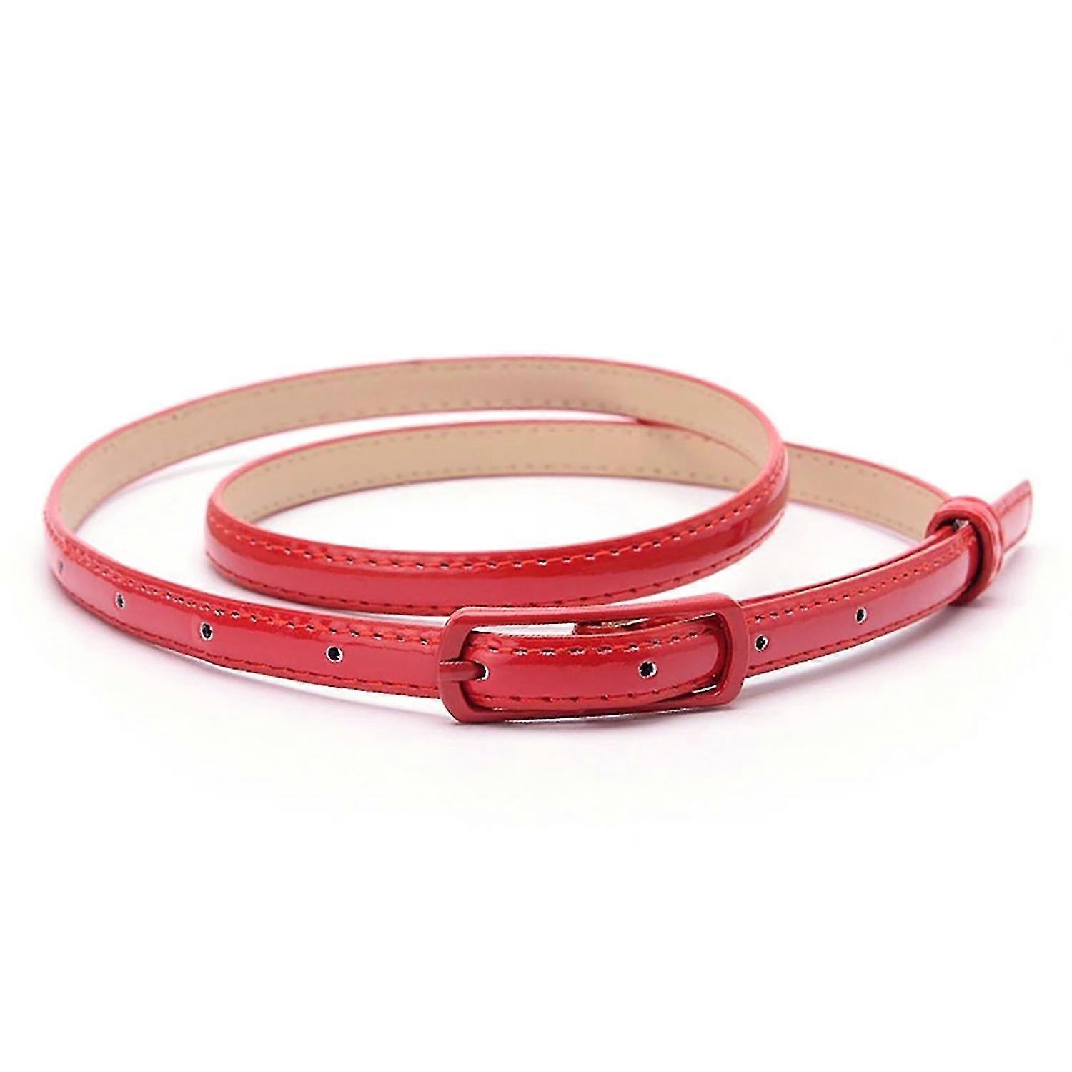 قابل للتعديل فو الجلود النساء حزام الخصر رقيقة نمط