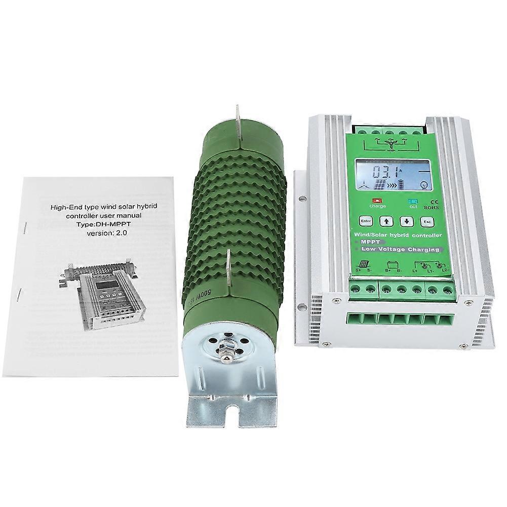 Boost MPPT Wind Solar Hybrid Controller Auto met LCD Display Dump Load (JW2460)