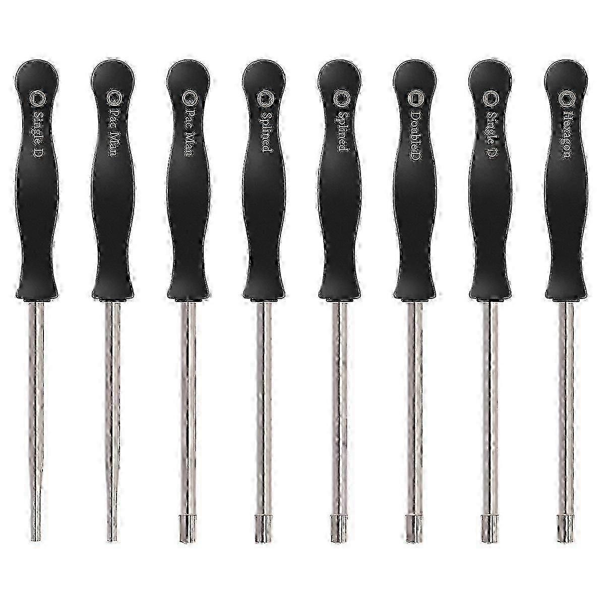 8 Pcs Screwdriver Carburetor Adjustment Tool Single D Double D Hexagon Hex Socket Kit Set