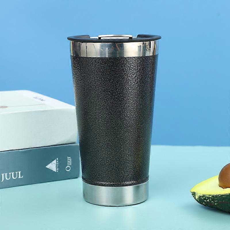 304 Stainless Steel Beer Mug with Bottle Opener Double-layer Vacuum Insulated Coffee Traveling Mug Car Mug