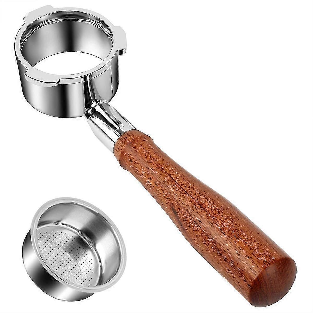 51mm Bottomless Portafilter Compatible for Espresso Machine CM5418, Stainless Steel Filter Holder and Filter - FFY