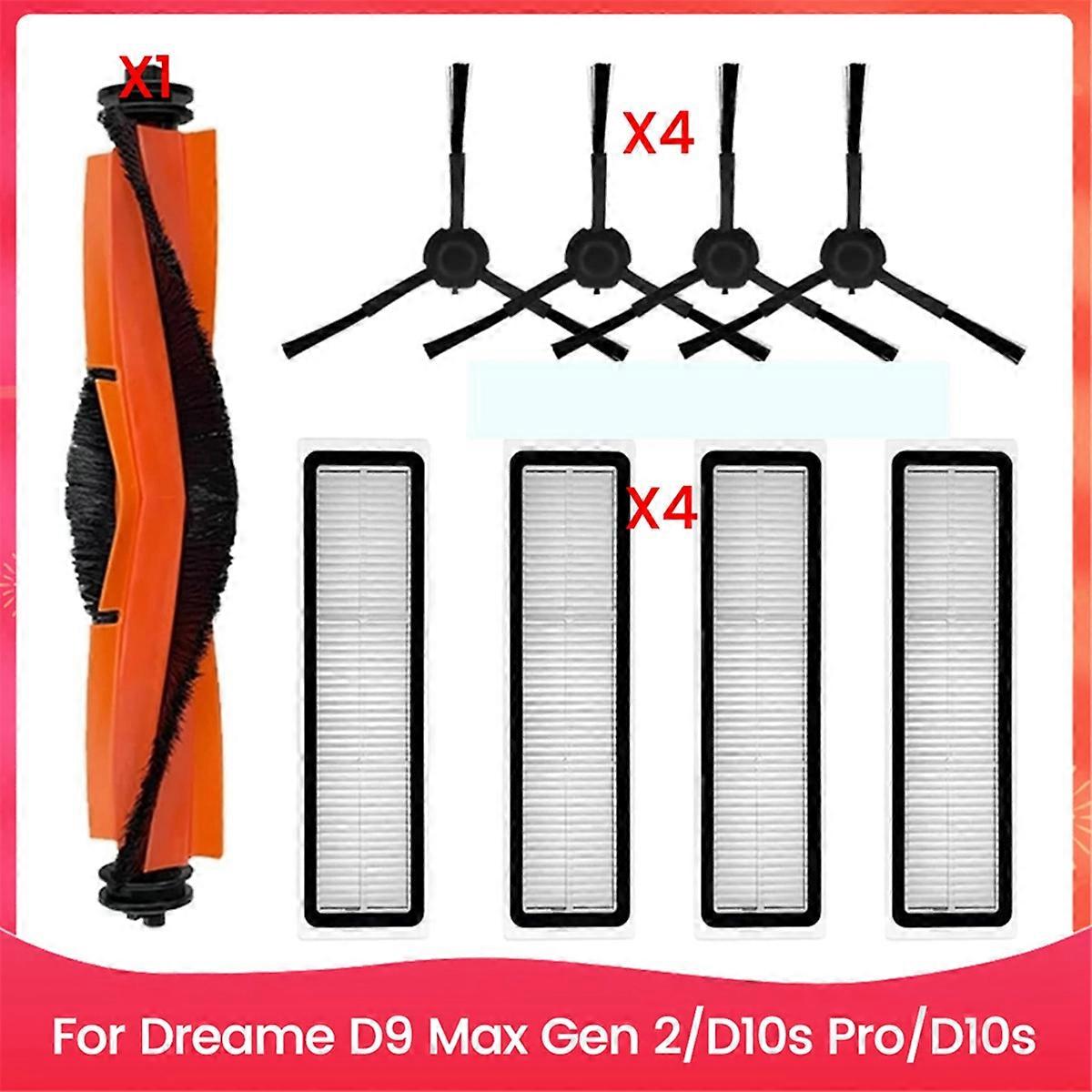 Main Side Brush Hepa Filter Mop Cloths for D9 Max Gen 2