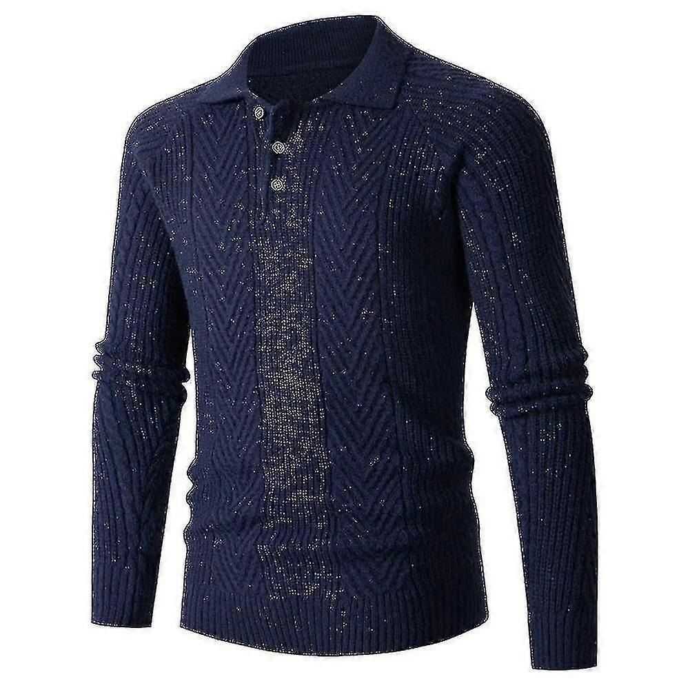 Herren Pullover Rollkragenpullover Basic Pullover Slim Fit Strickwaren