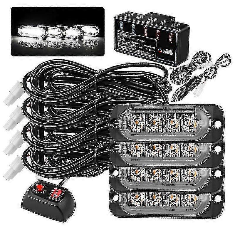 4in1 16W LED Strobe Light for Truck Warning