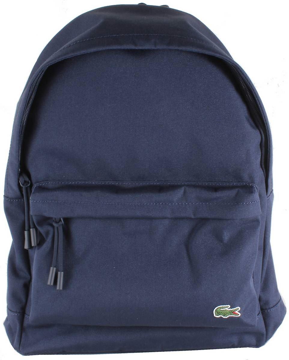 Lacoste Neocroc Canvas Backpack - Peacoat Navy