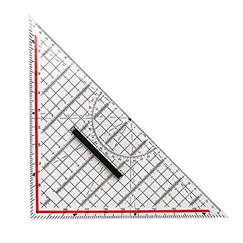30CM Drawing Triangle Ruler Multi-Function Drawing Design Ruler