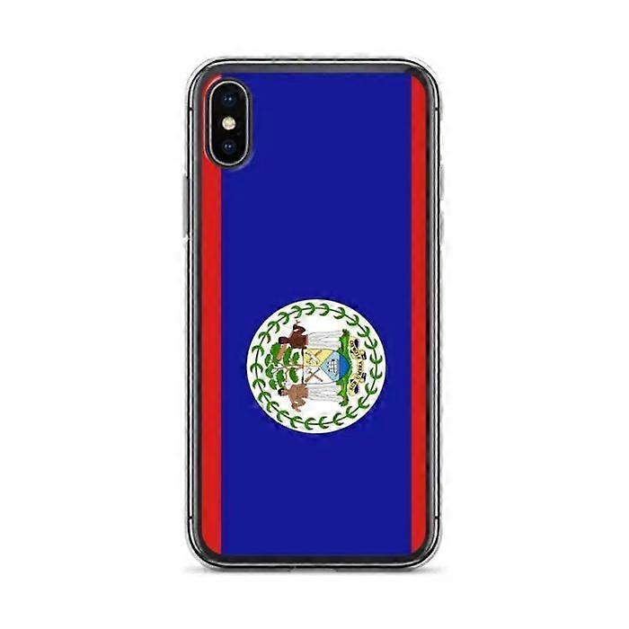 iPhone Case - PIXELFORMA - iPhone XS - Belize Flag - Soft Silicone - Lightweight Design