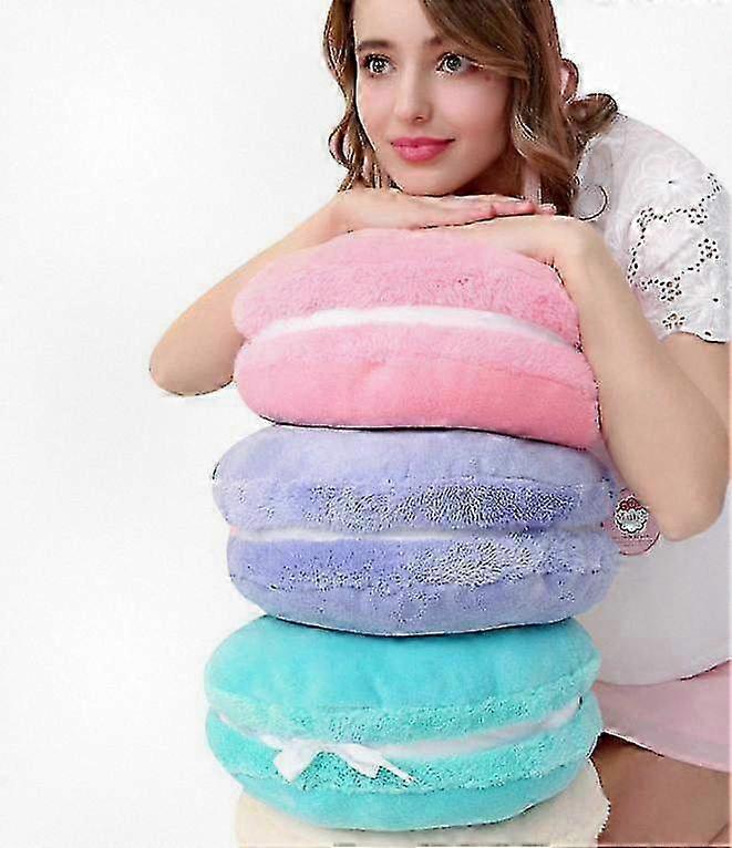 Plush Back Bolster Cushion for Decorative Support, Ideal for Home or Office Use, Soft Macaron Design