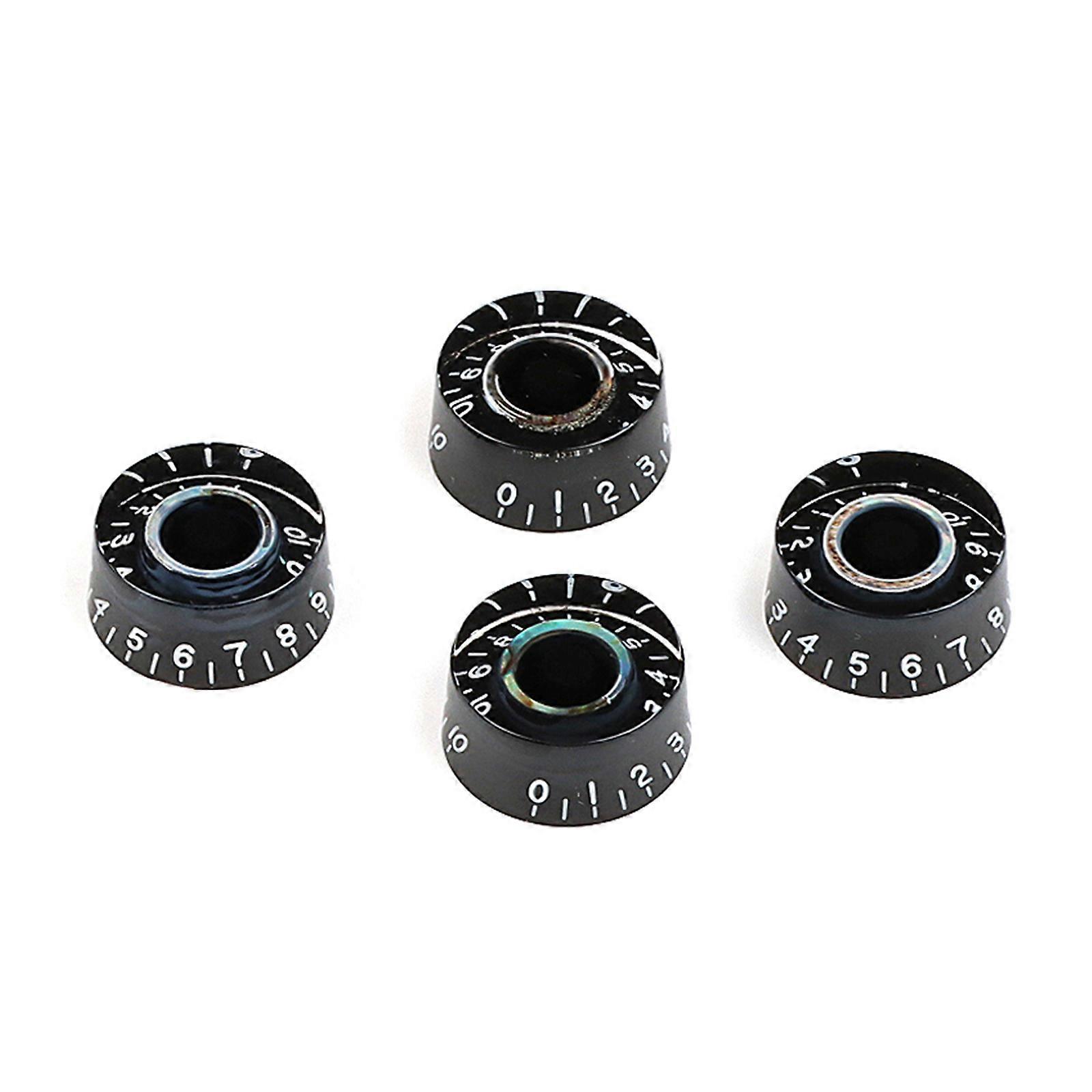 4Pcs Guitar Knobs Potentiometer Guitar Turn Knobs Replacements Bass Effect Button Control Knobs Turning Knobs Bass Knobs