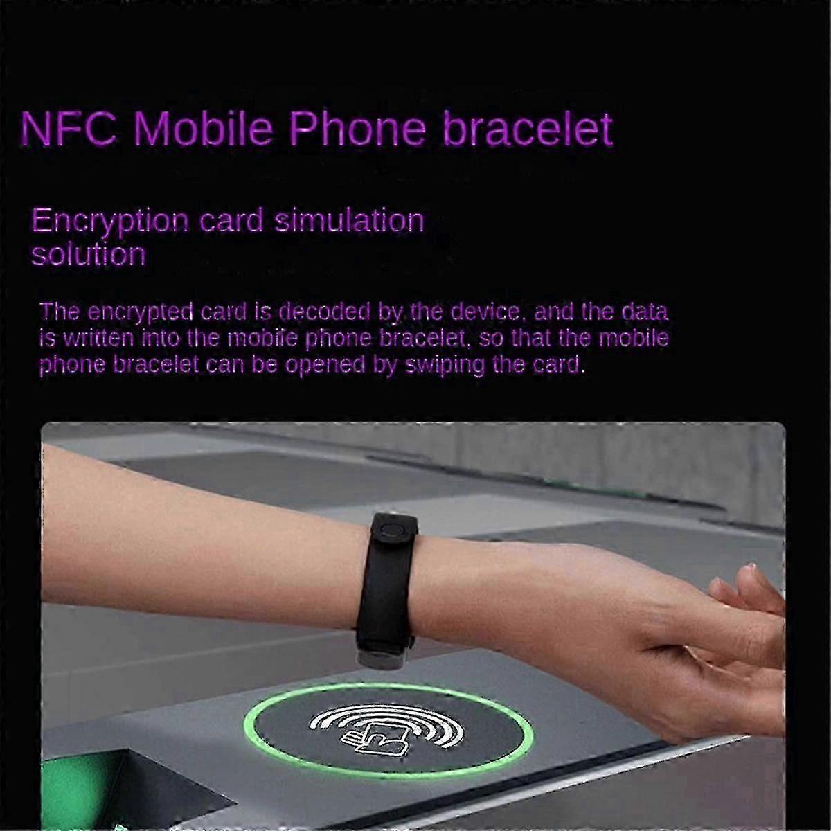 NFC Read-Write Device, Card Reader, Encrypted Access Control Decoder, Compatible with Bluetooth ICI
