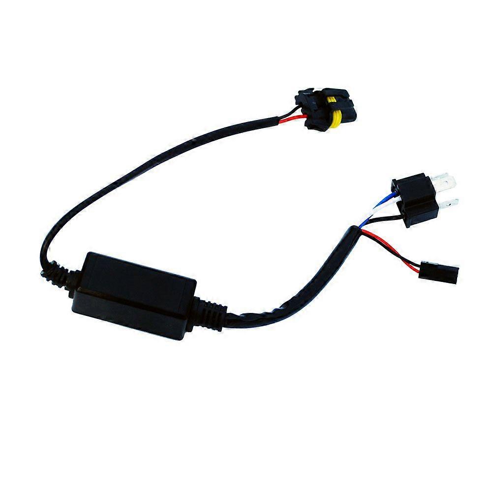 Wire Harness H4 Wire Harness HID Xenon Power Cable Connector Ballast Socket HID Wiring Adapter Conversion Kit High Low Connect Lead