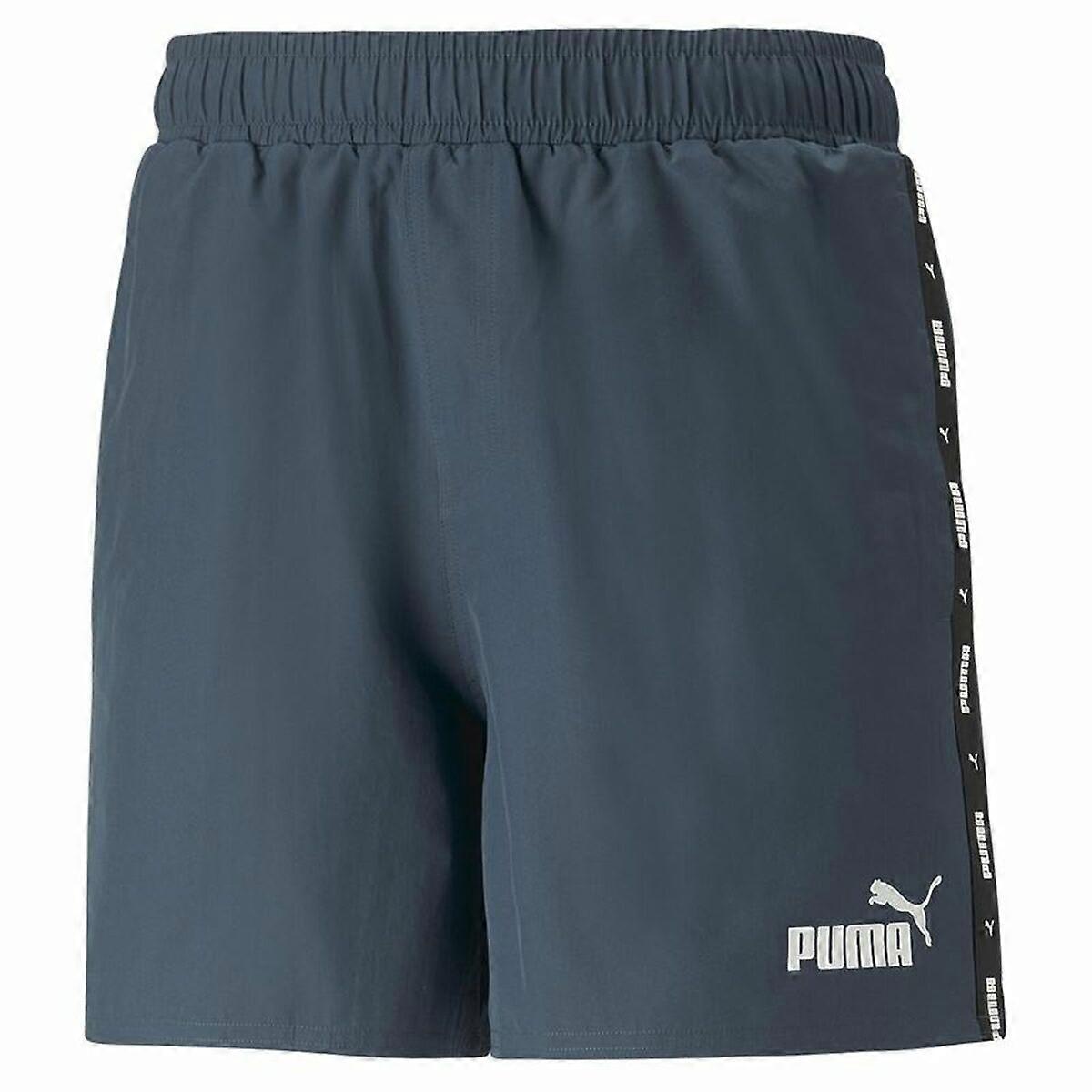 男士运动短裤 Puma Ess+ 胶带 深灰色 深蓝色