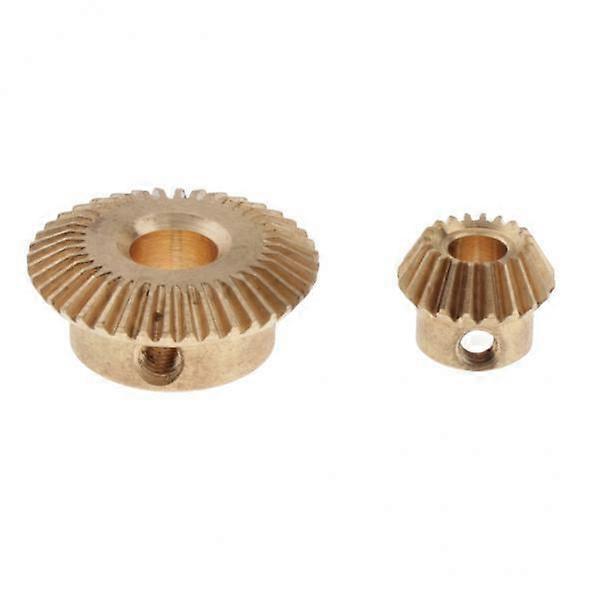 3-5pack 0.5 Modulus Brass Bevel Gear 20 40Tooth 4 6mm Diameter Inner Hole