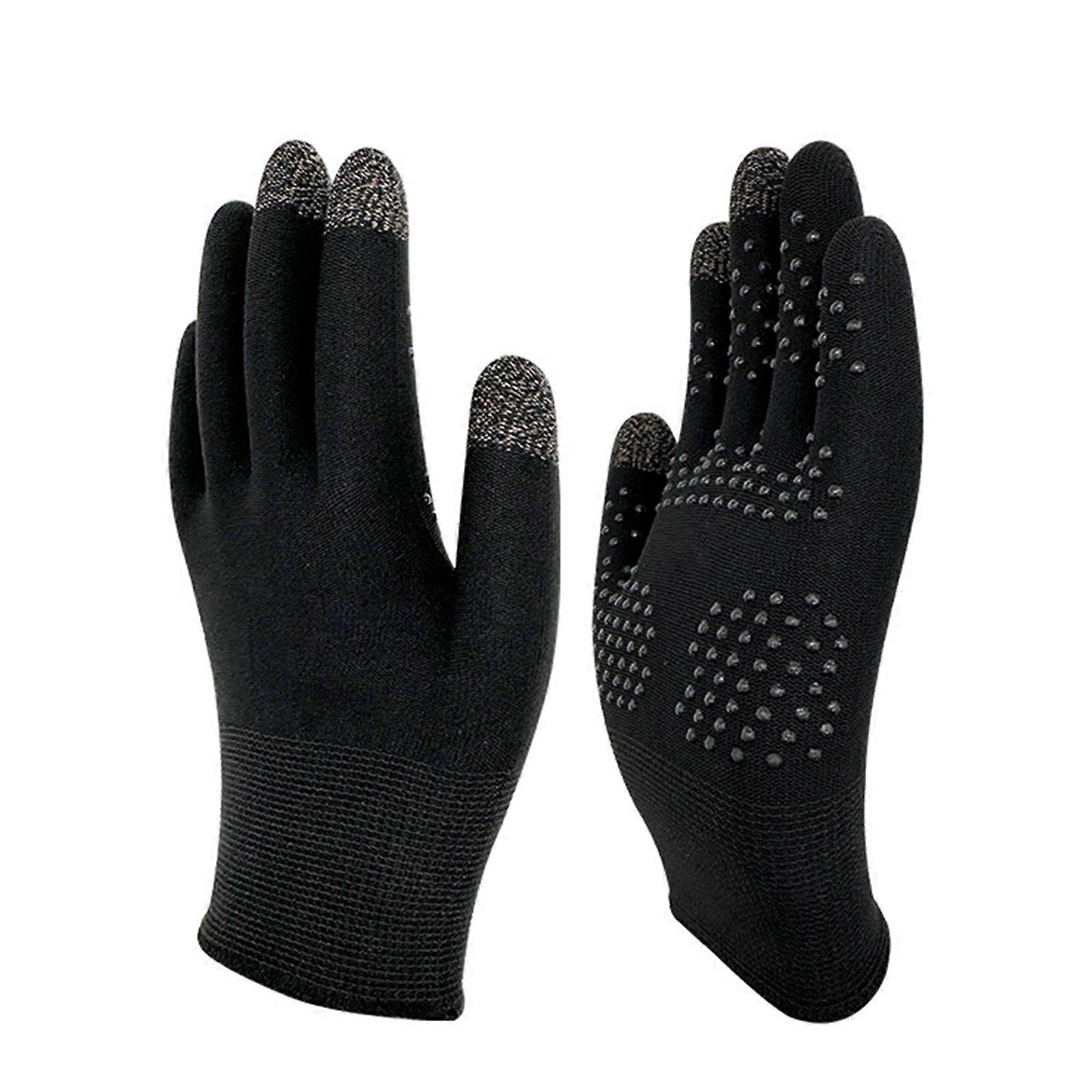 1 Pair Nonslip Mobile Game Finger Sleeves Breathable High Precision Control Gloves for Cell Phones Game Multicolor