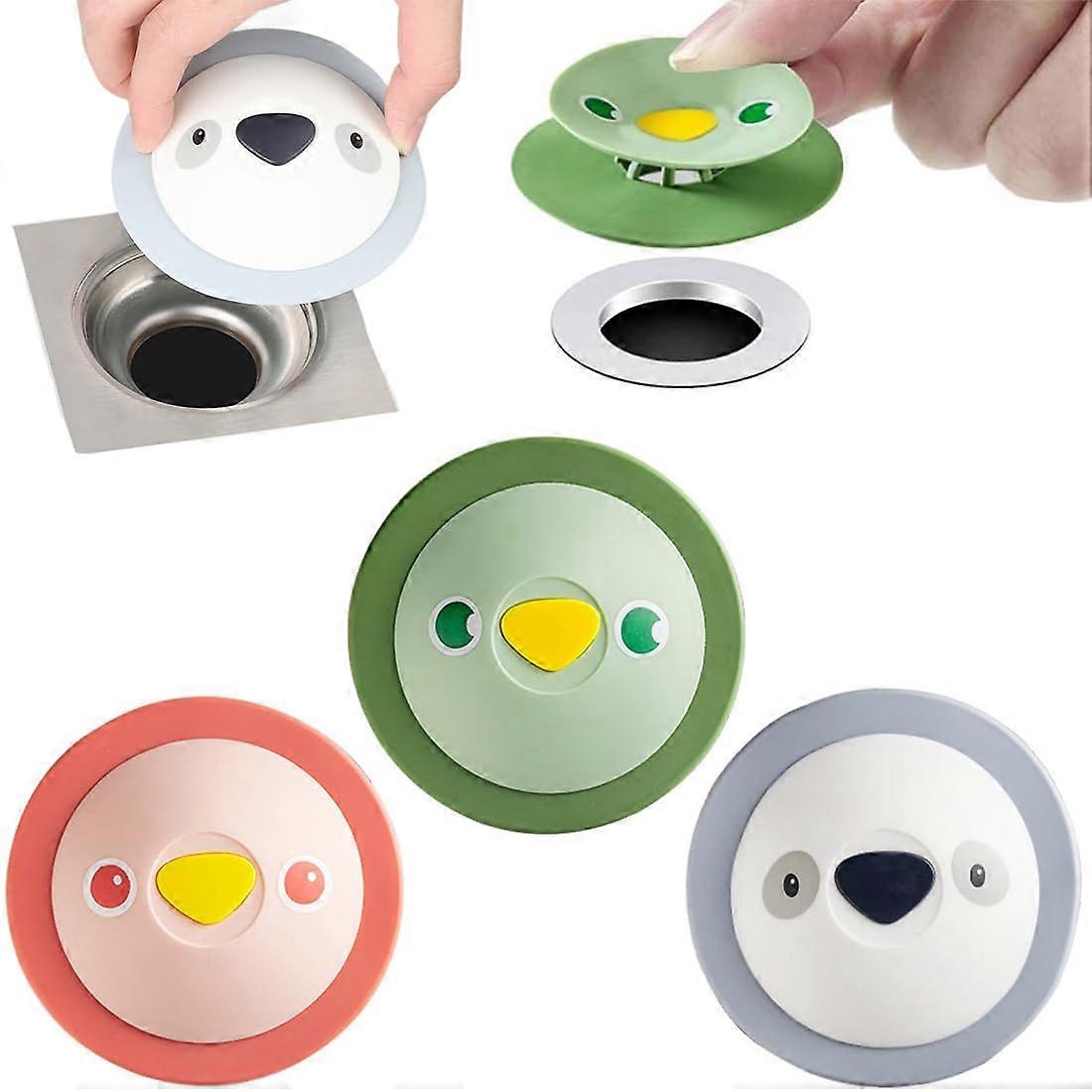 3er Set Universal drain plug  sink plug with hair sieve function  practical drain sieve silicone  drain plug bathtub and sink  bathtub plug rubber