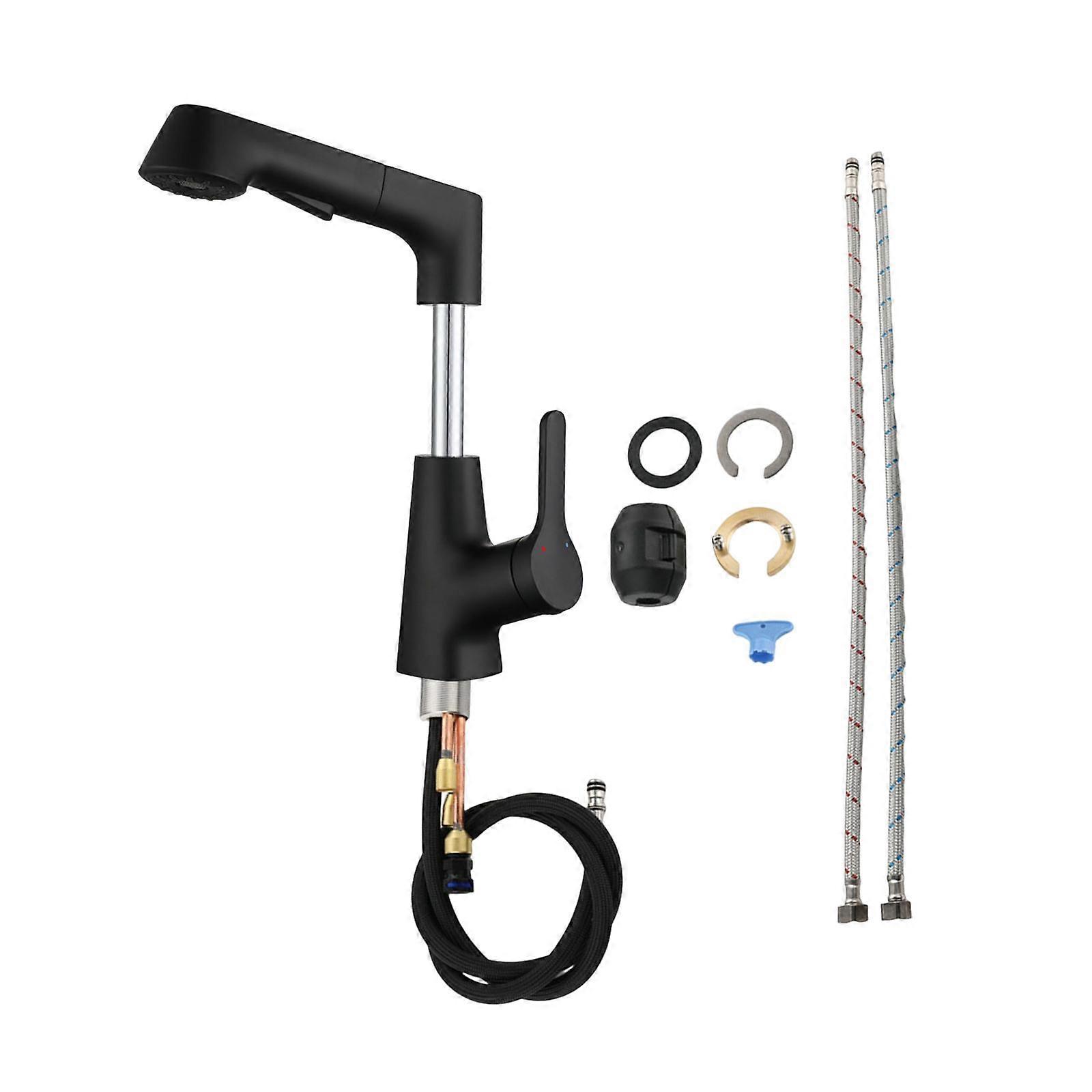 Kitchen Faucets with Pull Down Sprayer, Kitchen Sink Faucet Single Handle,