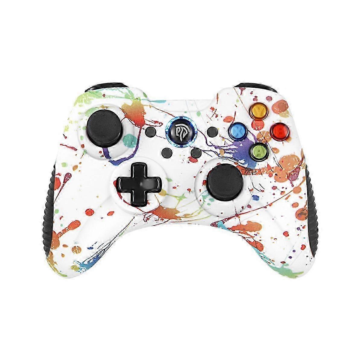 KC8236 Wireless Gaming Controller Multi-Mode Connection Gamepad with RGB Light for Switch, PC, And