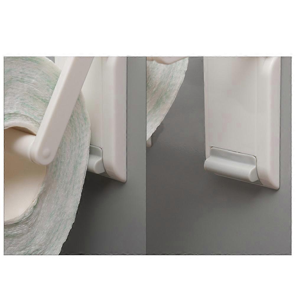 Bathroom Tissue Holder, Magnetic Adhesive for Quick Setup, Rugged Plastic Build Quality