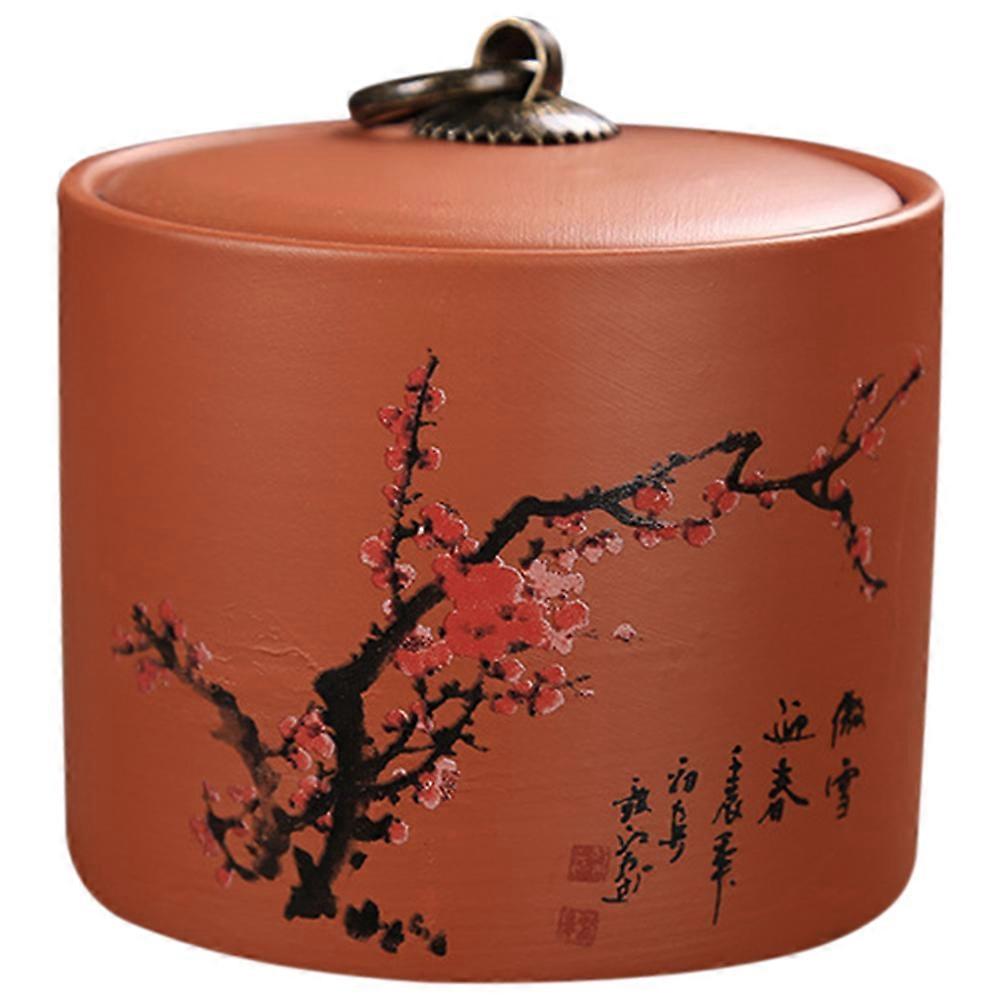 Ceramic Tea Jar with Airtight Lid – Ideal for Storing Dried Foods, Perfect for Kitchen Organisation and Tea Enthusiasts