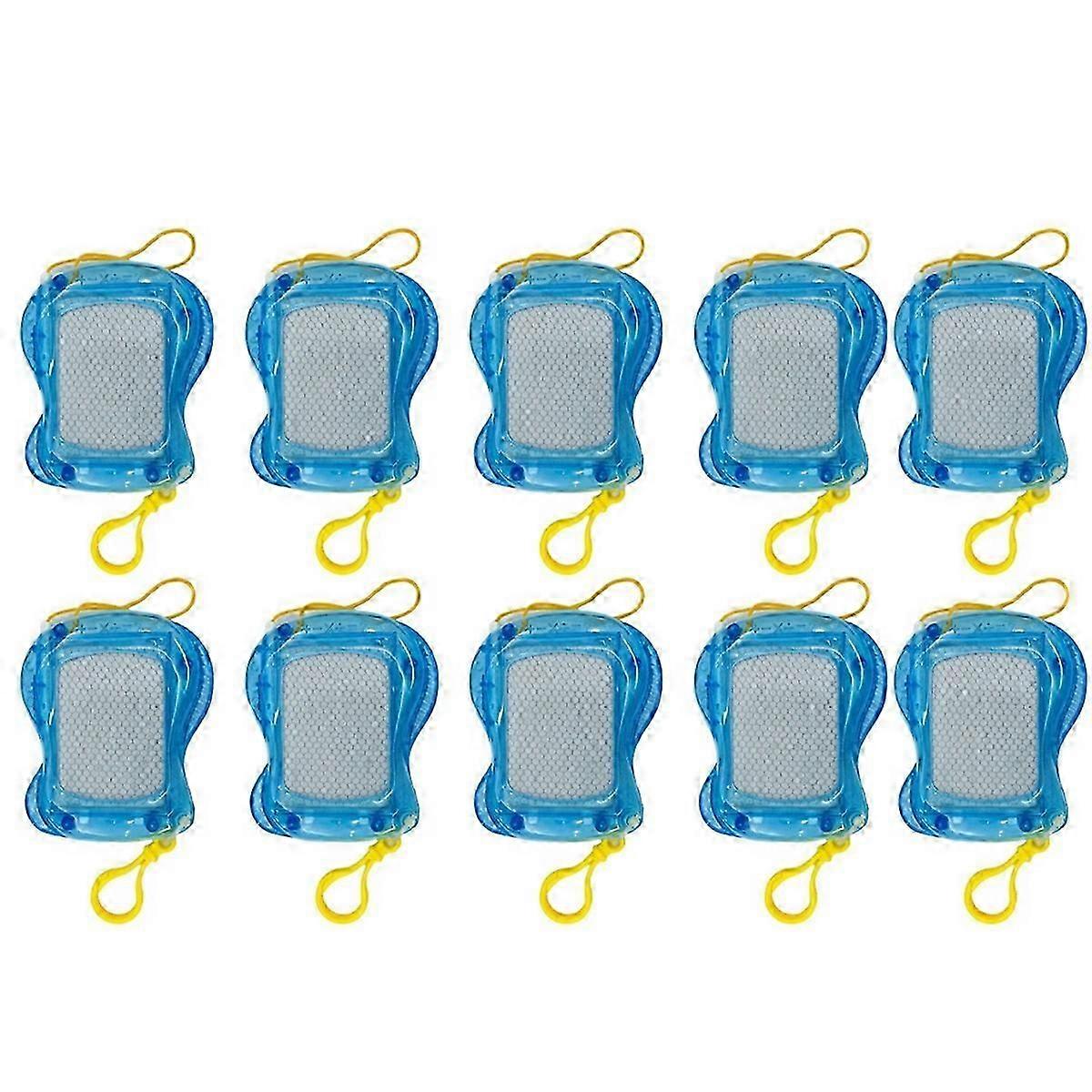 Mini-ritbräda för barn, raderbar graffitiskrivtavla, blå