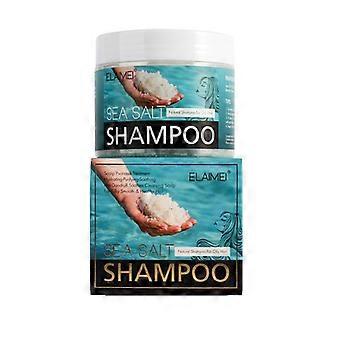 Sea Salt Shampoo, 200g Refreshing Anti-Dandruff Shampoo with Oil Control, Cleansing Natural Sea Salt Shampoo for the Scalp of Men and Women, Nourishin