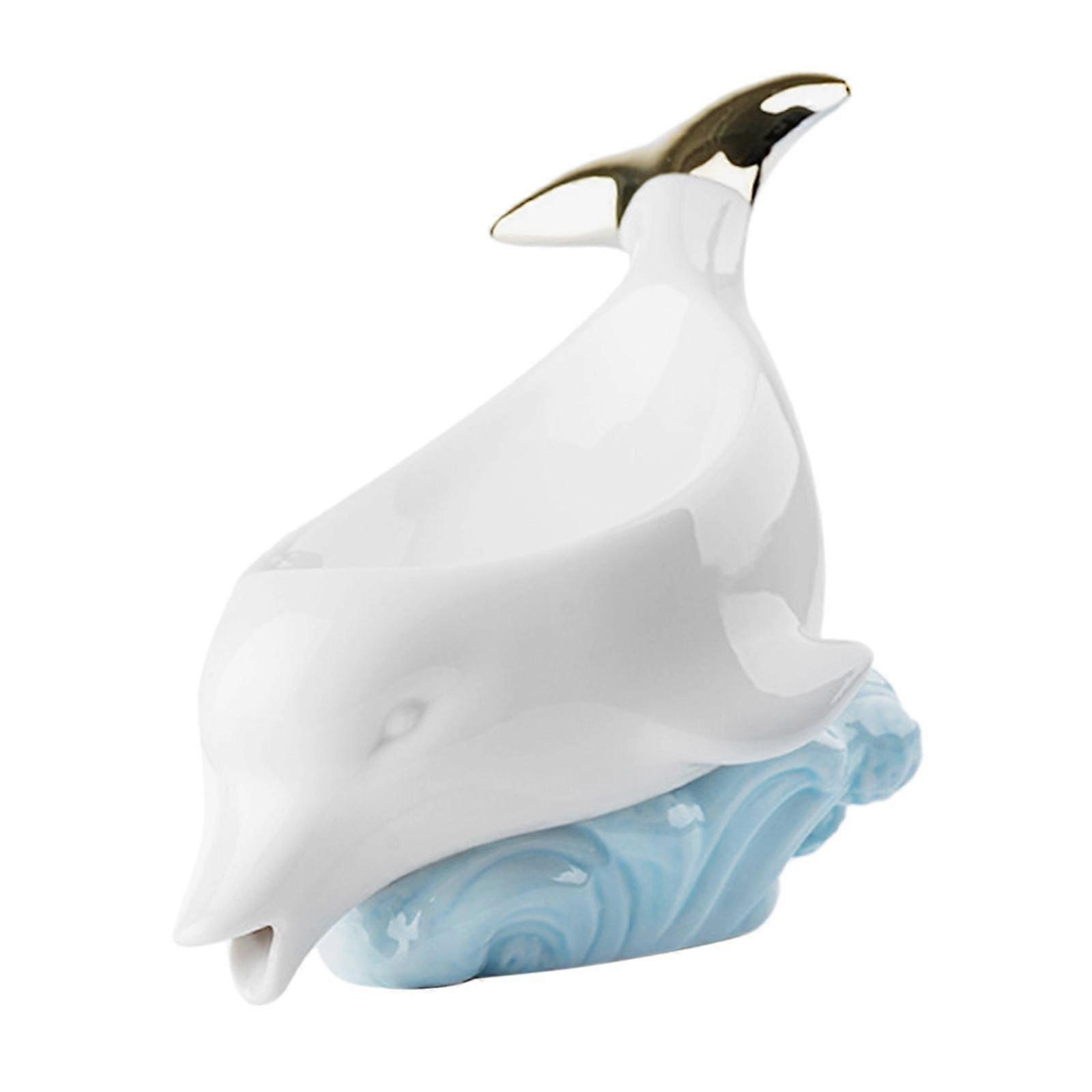 Ceramic Soap Dish Holder, Self Draining Soap Storage Rack Soap Holder Soap Tray