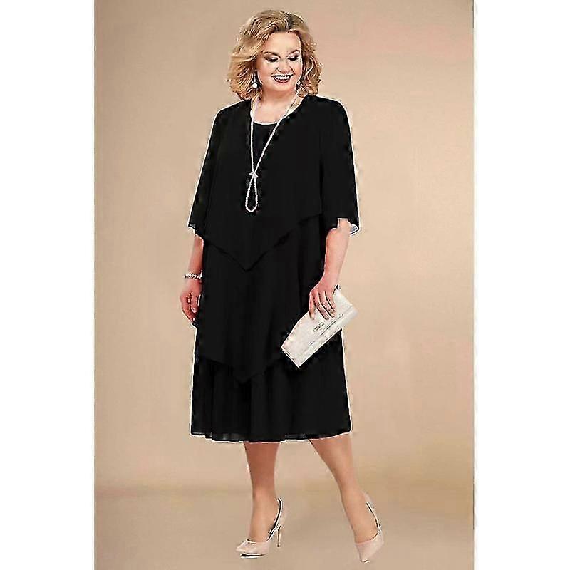 Women's Dresses Chiffon Plus Size Dresses Mum Beach Wedding Dresses  Mother's Day Gift Dresses | Fruugo UK