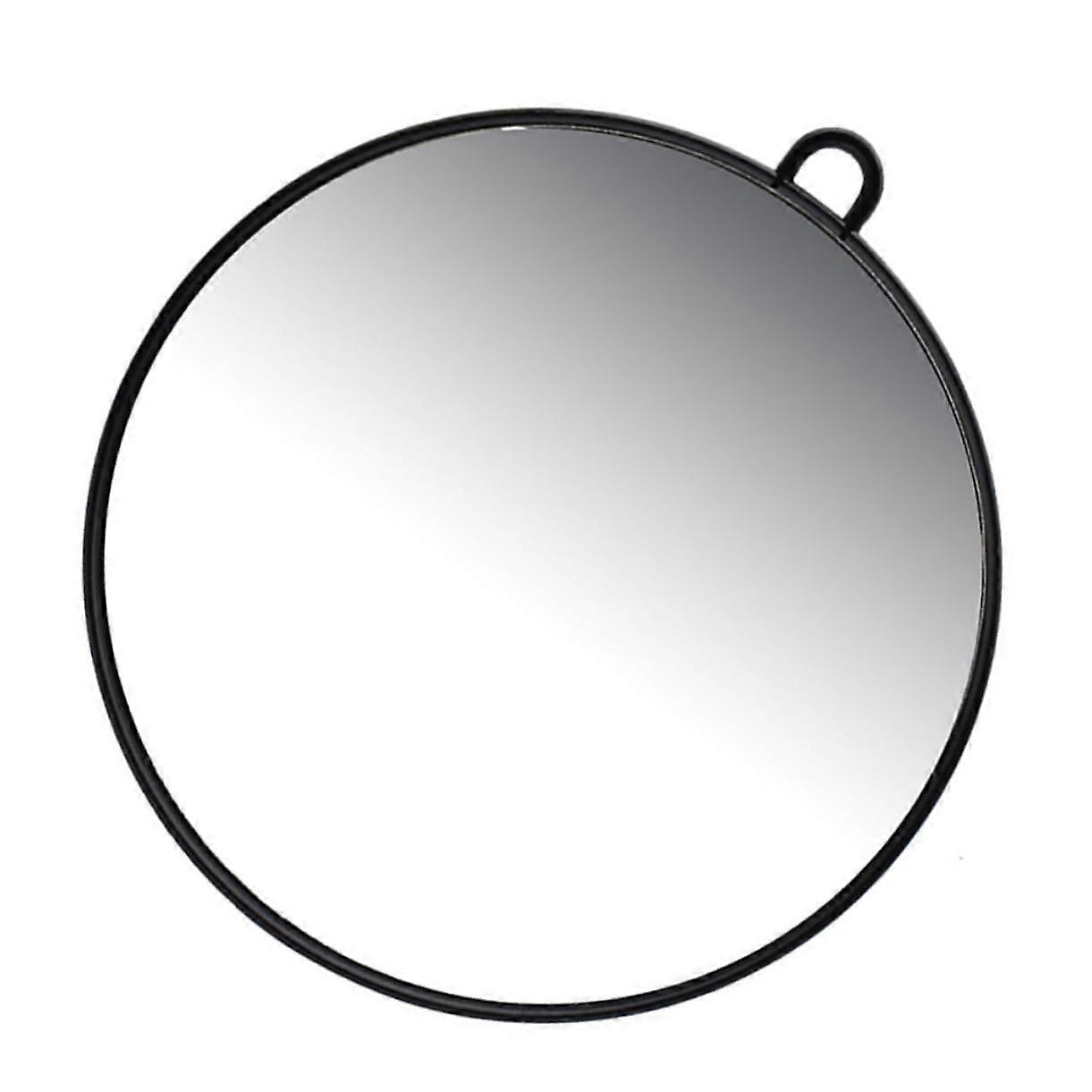 Round Hand Mirror - Durable High-Resolution Cosmetic and Barber Mirror, Lightweight and Easy to Store, Versatile Design