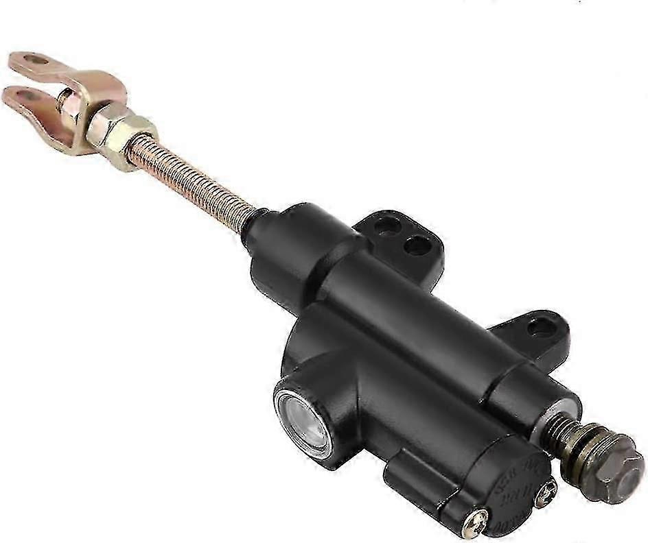 Hydraulic brake master cylinder for motorcycle rear