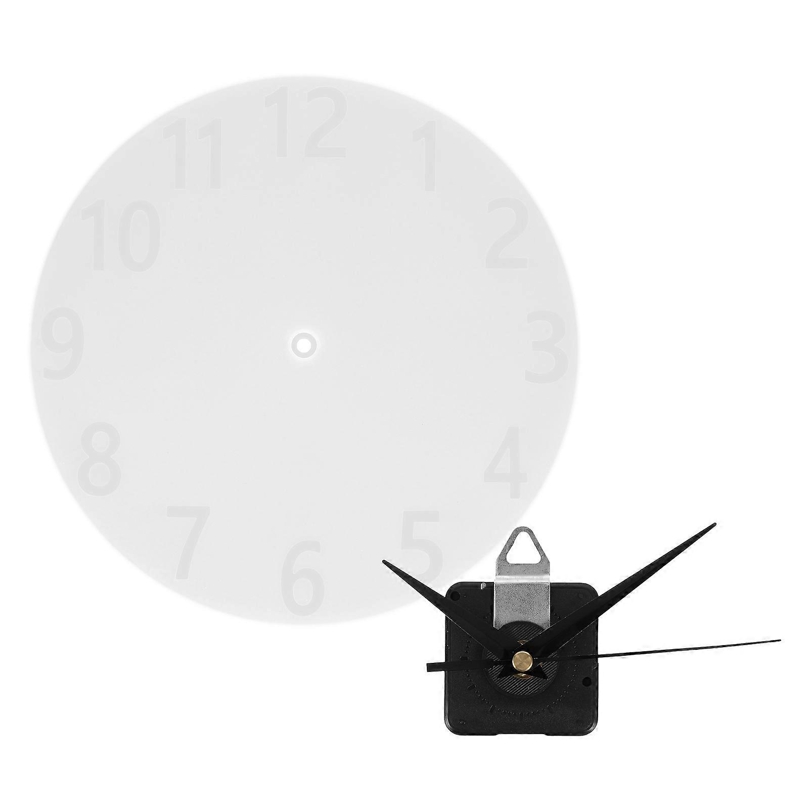 Clock Silicone Molds Epoxy Resin Kit For Craft Supplies Square Shape Assorted Color 26.00X26.00X1.00CM Diy Wall Clock Creation 1 Set