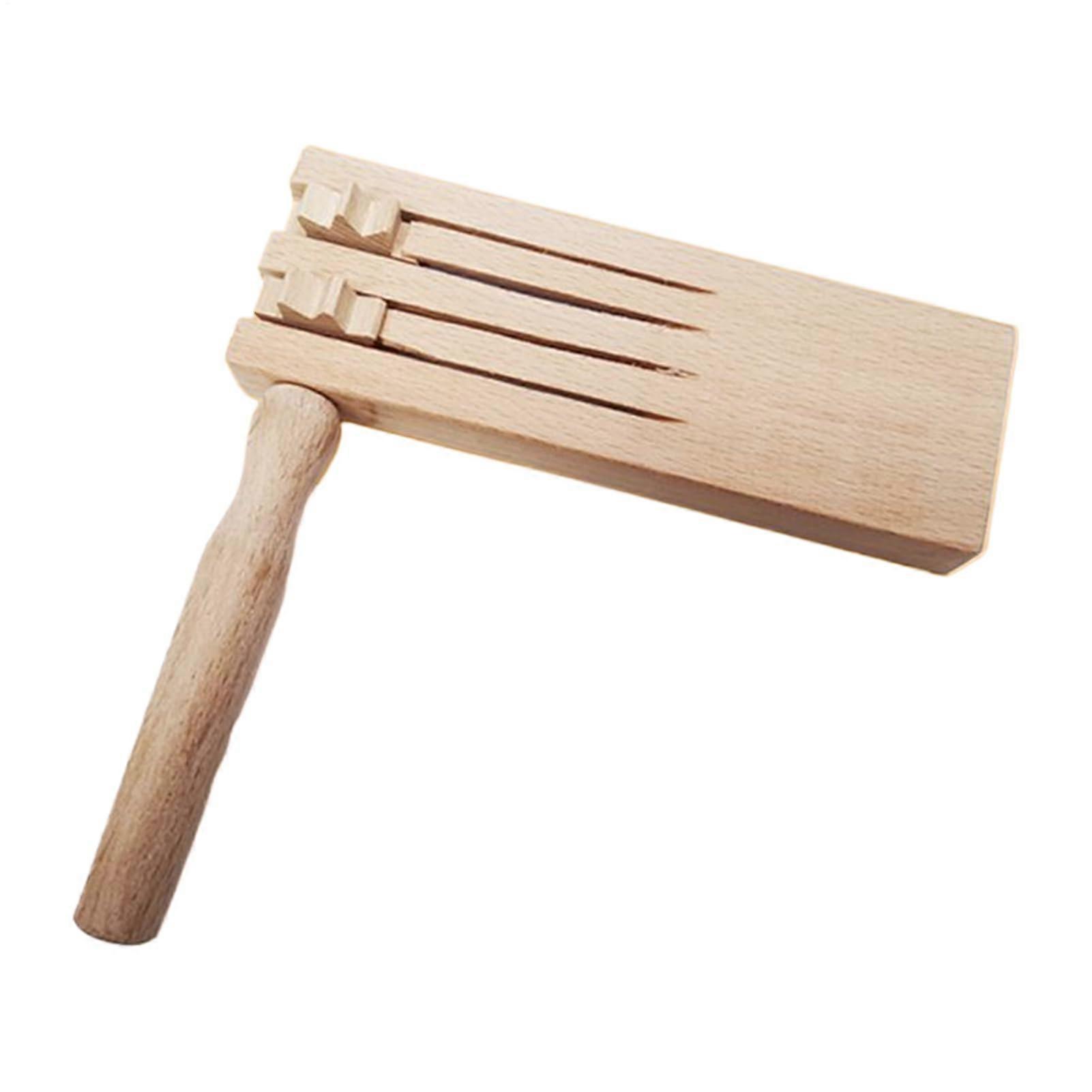 Holz Ratchet Party Noise Maker Hochet Jouet, Hochet rotatif, Hochet mexicain traditionnel pour bébé