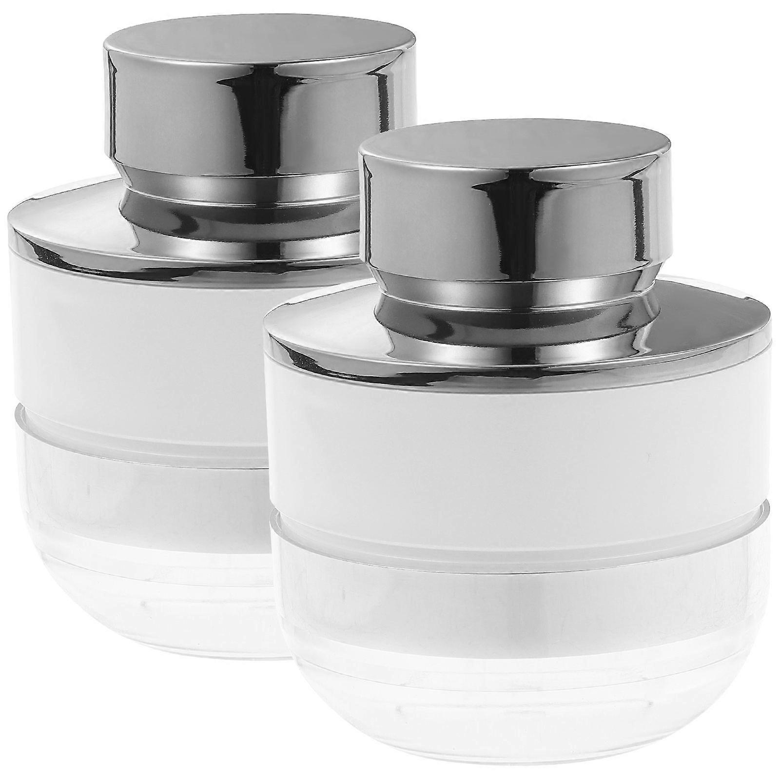 Reusable Empty Cosmetic Powder Case Compact Container for Loose Powder Travel Daily Use Lightweight Spill Proof Design