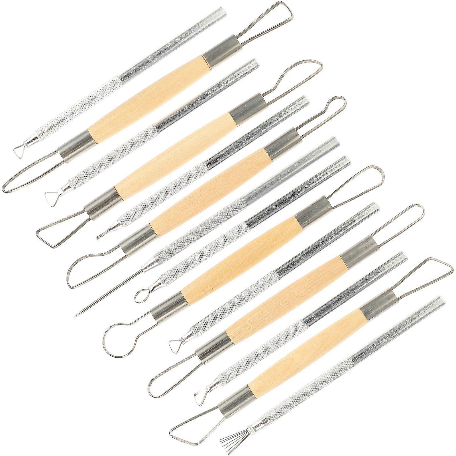 Woodworking Hand Multi-Function Hand Engraving For Wood Engraving Round 14Pieces