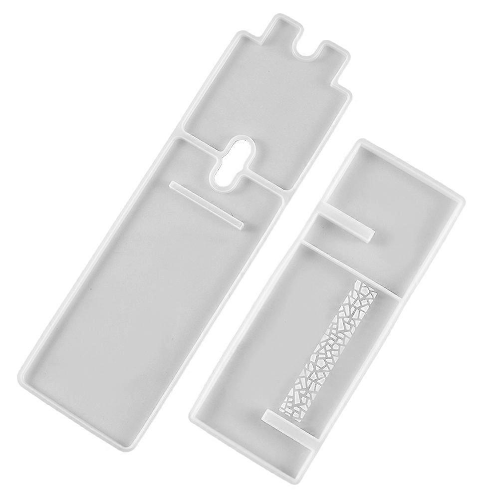 Epoxy Craft Mold Silicone for DIY Use 2Pcs White Durable Silicone Mold