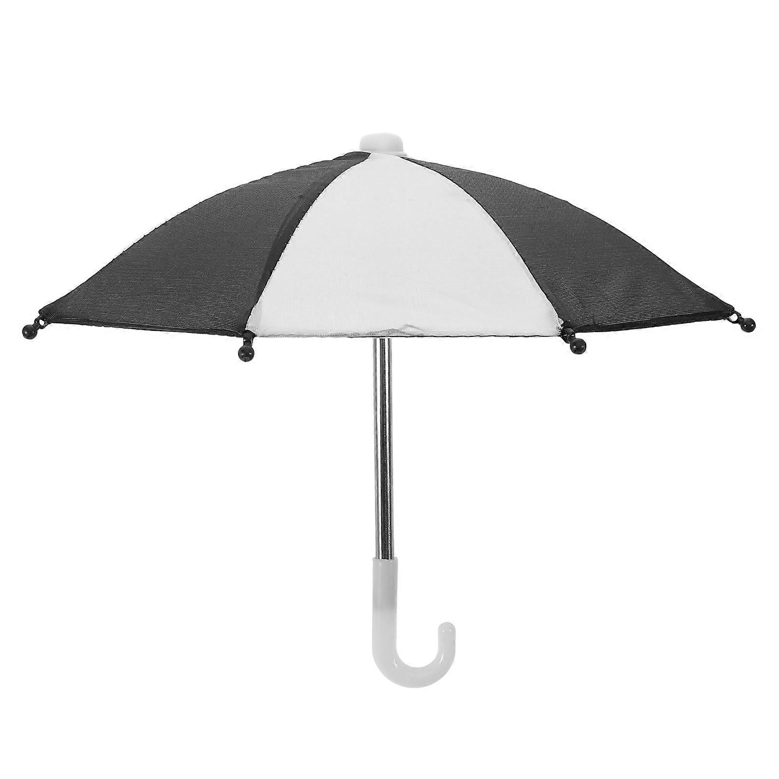 Adjustable Miniature Umbrella for Dollhouse Decor – Lightweight Simulated Tiny Umbrella for Dolls, Dressup & Pretend Play – Colorful Decorative