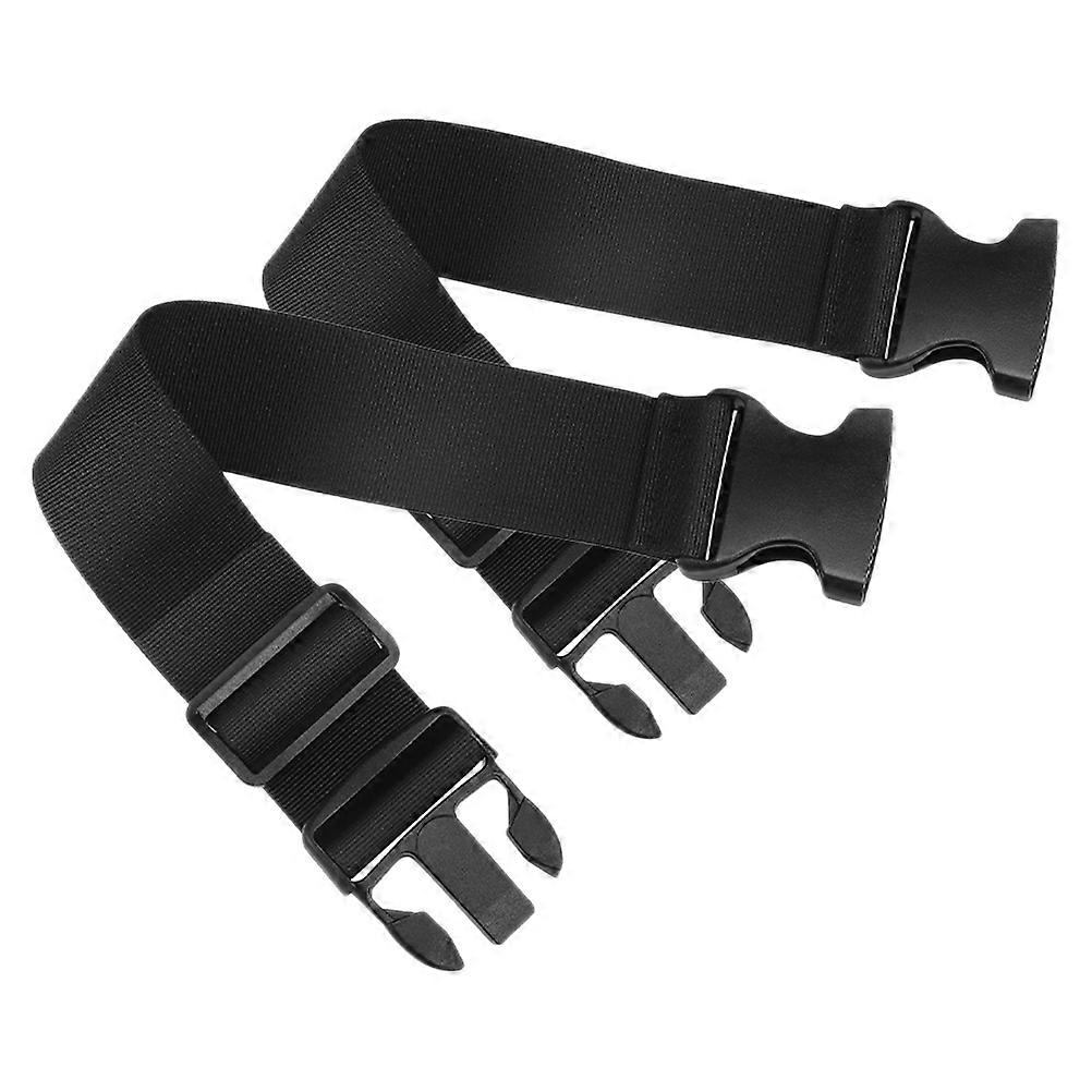 Adjustable Lightweight Luggage Strap with Buckle for Suitcases, Bags and Backpacks Secure Travel Fixing Strap Set of 2