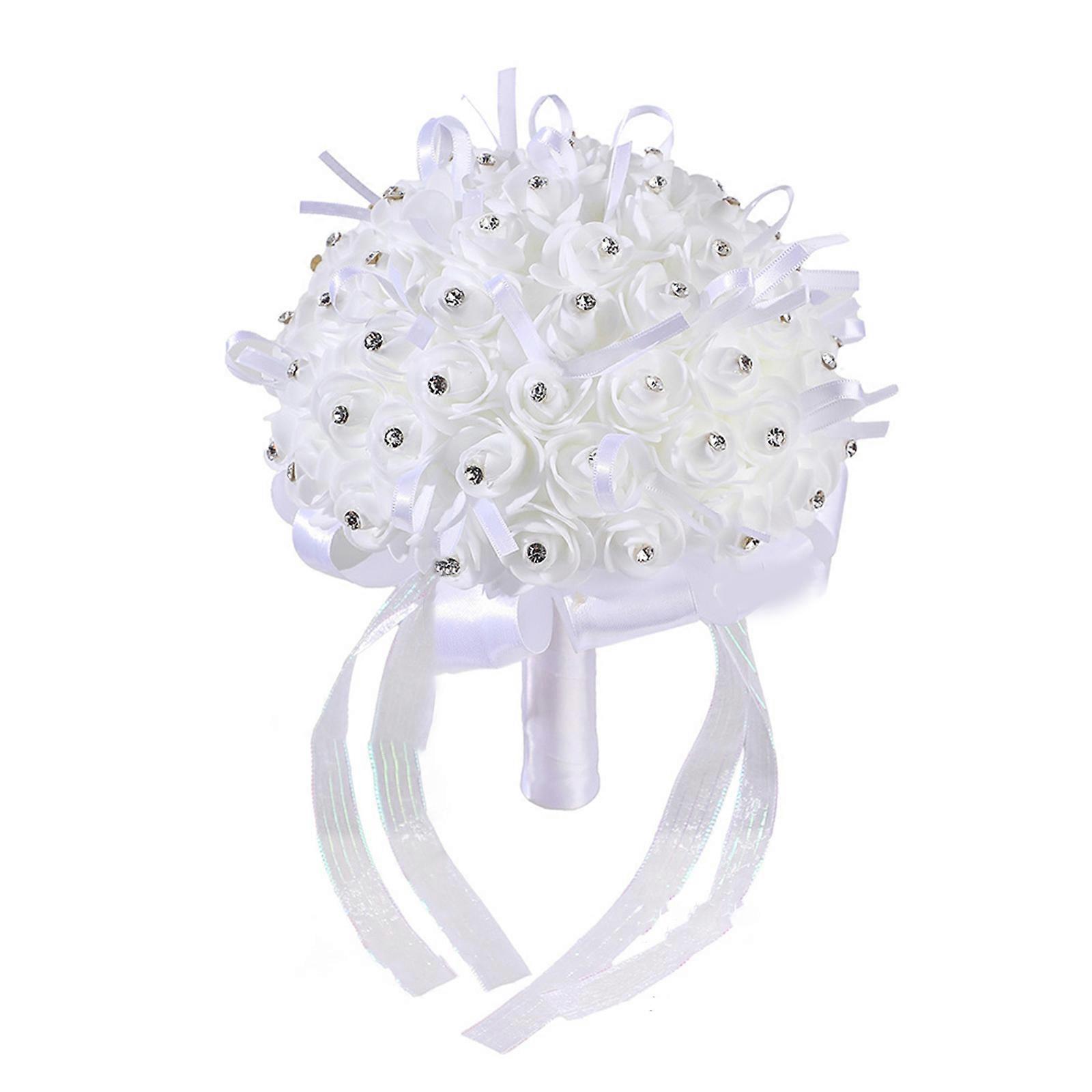 Μπουκέτο Νύφης Χειροποίητη Διακόσμηση Γάμου Λουλούδια Συνδυασμός Μπουκέτο με Τριαντάφυλλα για Χαριτωμένη Επέτειο Πολύχρωμη