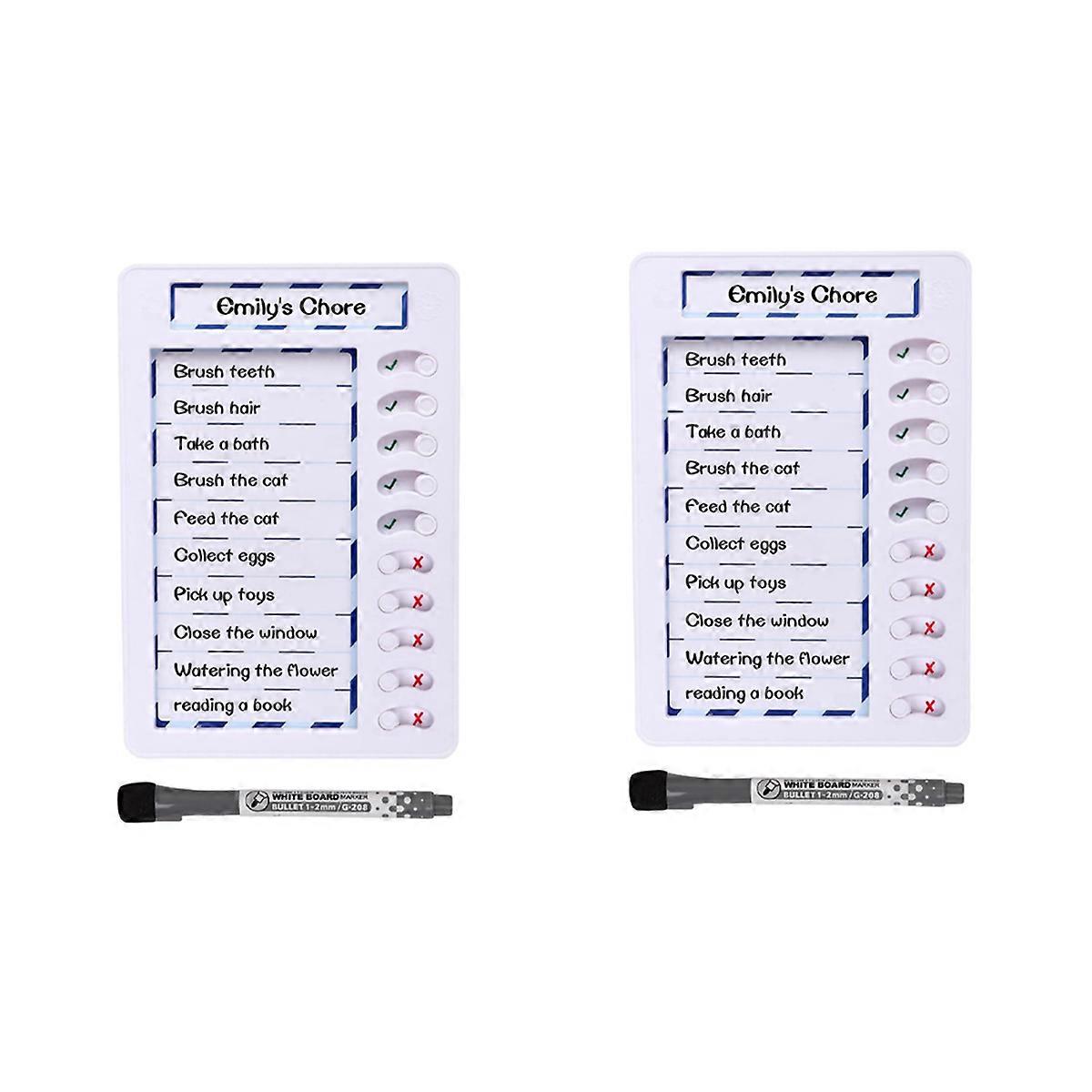 Erasable Chore Chart for Kids