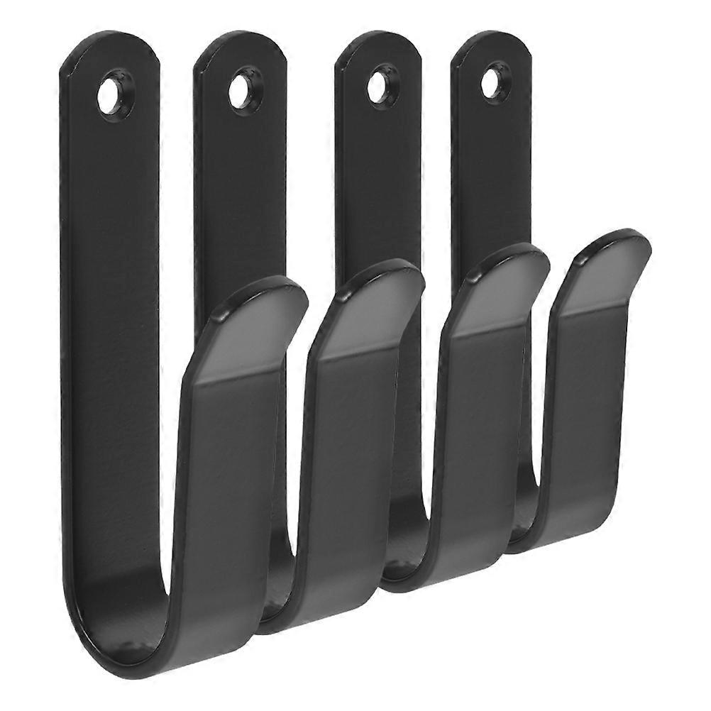 Snowboard Wall Mount Display Skateboard Storage Hook Indoor Storage Garage Heavy Duty J Hooks 4 Sets