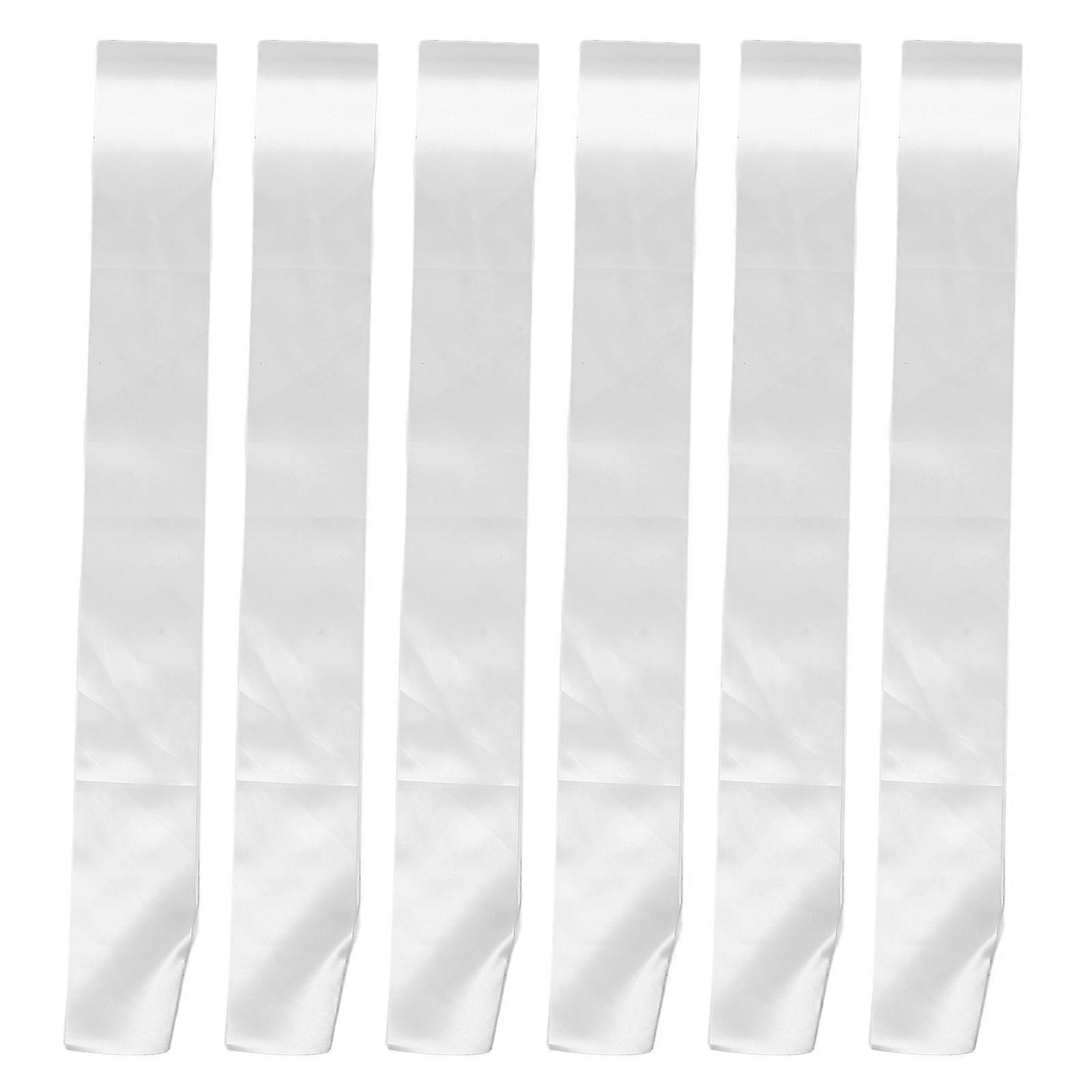 Sash Party Decorations Make Plain Satin Sash Diy Letters Personalization 6Pcs