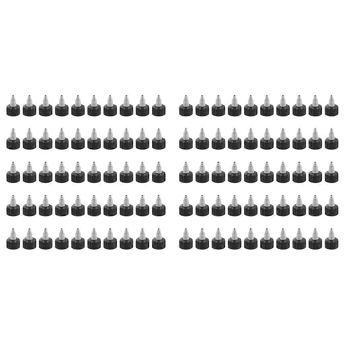 Twist Bottle Caps, 50Pcs Squeeze Bottle Cap Replacement Caps for Water Glue Dispensing Bottles Dispe