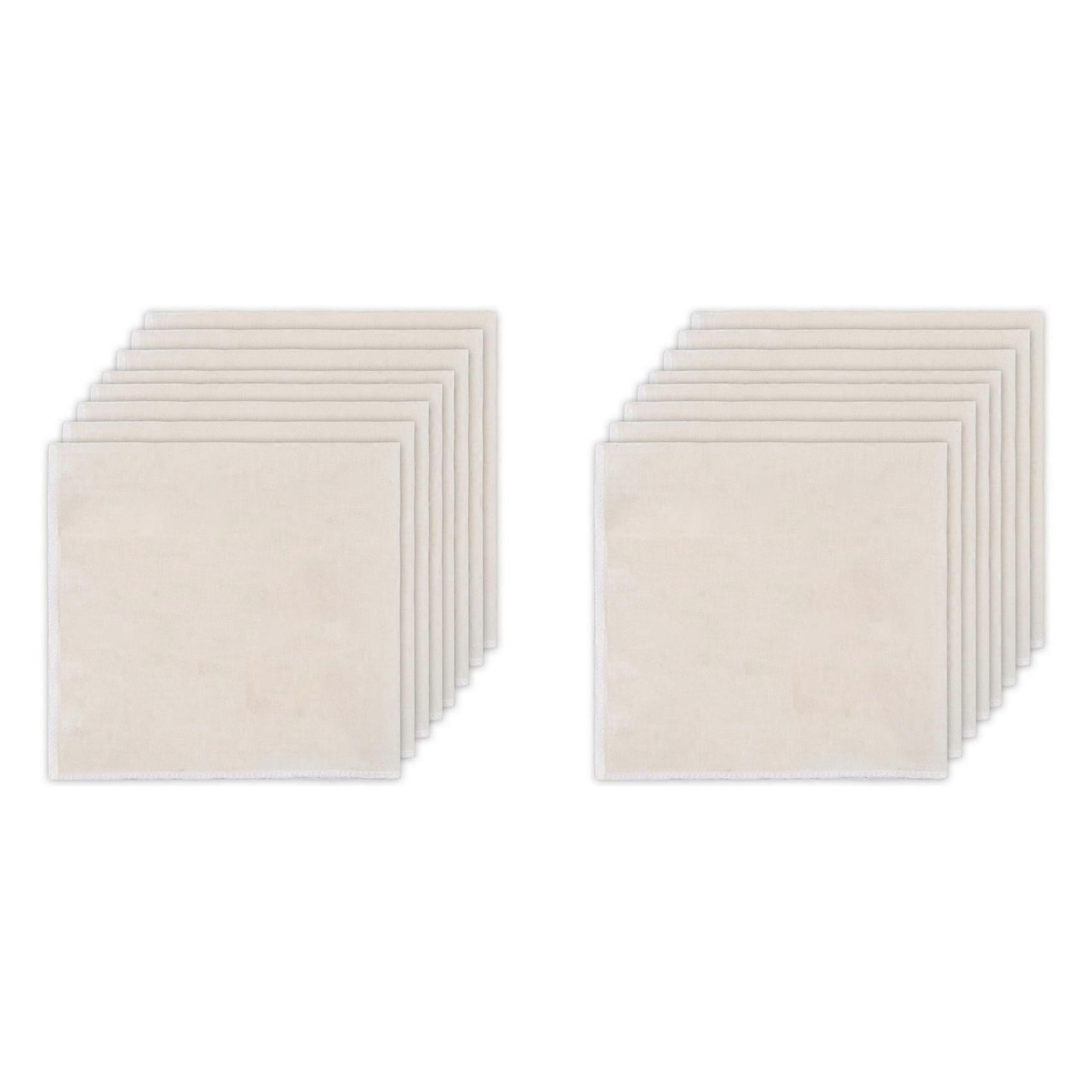 8 PCS Reusable Cheese Cloths, 20x20 Inch Hemmed Organic Cheesecloth