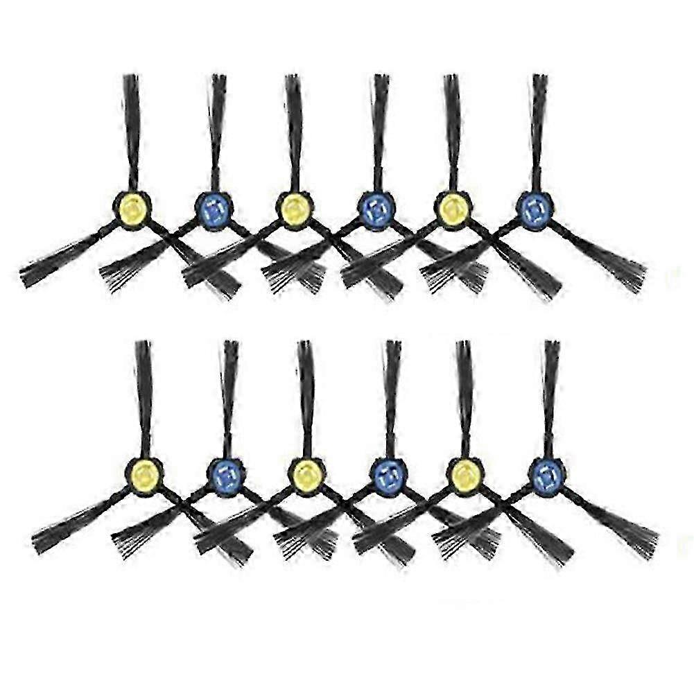 12Pcs Side Brushes and Corner Brushes Compatible with ILife V8S V80 A9S A7 A80 Plus X750 X785 X800 Robot Vacuum Cleaner Accessories