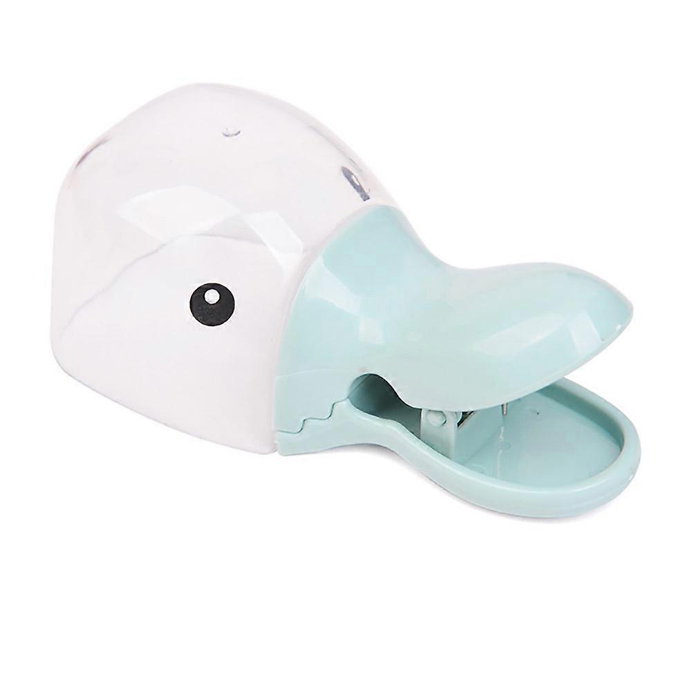 Multi functional Duckbilled Plastic Pet Dog Cat Food Feeder Scoop Shovel Sealing Clip(blue)