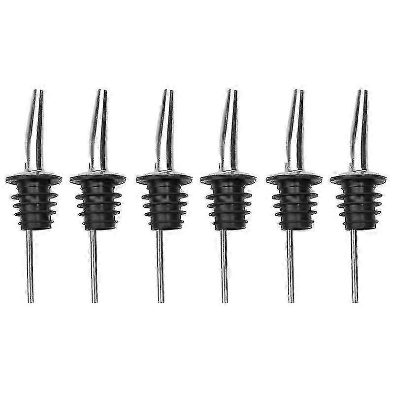 12pcs الفولاذ المقاوم للصدأ الكلاسيكية زجاجة صبوات مدبب صنبور الخمور صبوات مع المطاط قبعات الغبار المطاعم