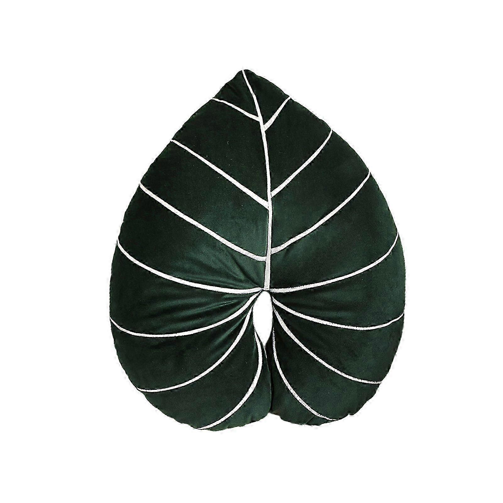 Cuscino a forma di foglia per divano in bambù