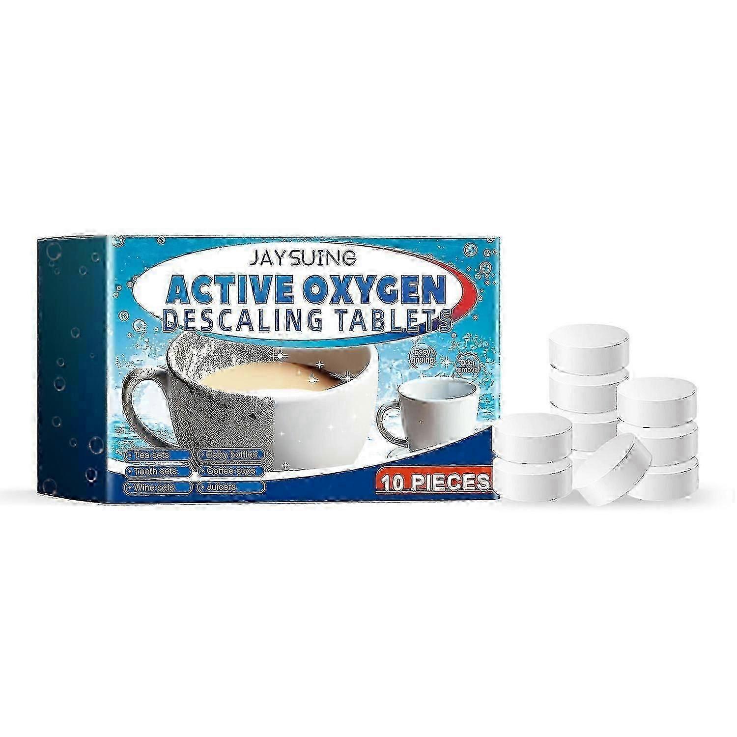 Comprimés effervescents Jaysuing pour le nettoyage des taches de café et de thé